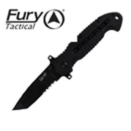 Fury Tactical General AutoAssist Folding Knife Black