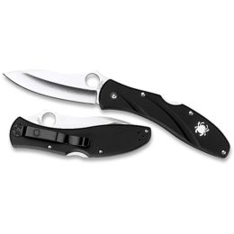 Spyderco Centofante Folder 3.1 in Plain Black FRN Handle