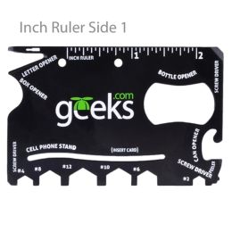 18-in-1 Multi-Purpose Credit Card Size Wallet Tool