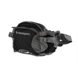 Stansport Waist/Shoulder Pack W/Bottle Holder Black 5 Liter
