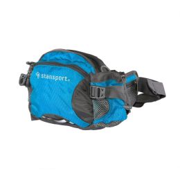 Stansport Waist/Shoulder Pack W/Bottle Holder Blue 5 Liter