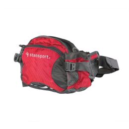 Stansport Waist/Shoulder Pack W/Bottle Holder Red 5 Liter