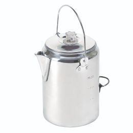 Stansport Aluminum Percolator Coffee Pot- 9 Cup