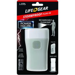 Life+Gear AA38-60635-RED 25-Lumen Stormproof Power Failure Night-Light & Flashlight