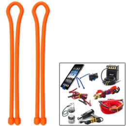 Nite Ize Gear Tie 18 - Bright Orange 2 Pack
