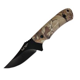 Realtree Xtra 3.8in Paring Fixed Knife-Camo Handle w-Sheath