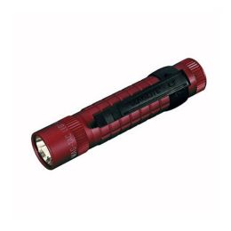 MagLite Mag-Tac CR123 Flashlight, Plain-Bezel, Crimson Red