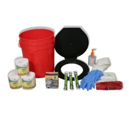 Ready America Lockdown Toilet Bucket Kit - 4-10 Persons