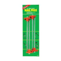 10" Nail Pegs -- pkg of 4