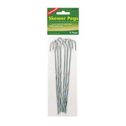 Skewer Steel Tent Pegs 6-Pack