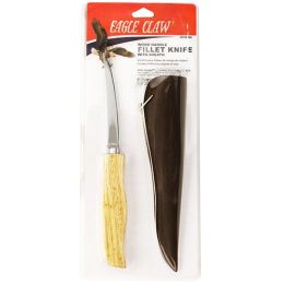 Wood Handle Fillet Knife-4" Blade SS 1pc
