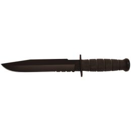 Black KaBar Fighter Straight Edge