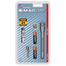 Mini Maglite AA Blister Gray Pewter