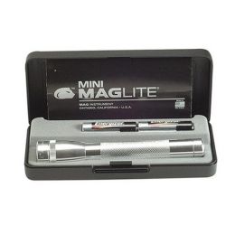 Mini Maglite AA Pres Box Silver