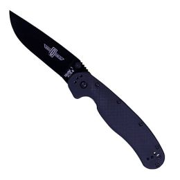 RAT Folder - Black Plain Edge