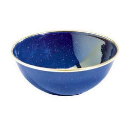Bowl Enamel 6" Mixing SS Rim